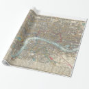 Search for london wrapping paper Vintage london map