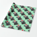Search for black labrador christmas wrapping paper Santa
