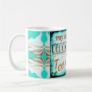 Search for turquoise and white mugs Vintage