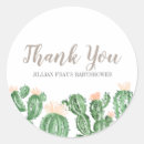Search for cactus thank you stickers Baby shower