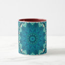 Search for blue mandala mugs Hippie