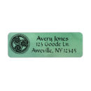 Search for celtic return address labels Green
