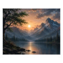 Search for lake sunset art Peaceful