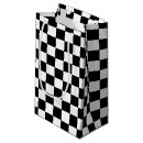 Search for black and white checkered gift bags Squares