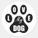 Search for i love my stickers Dog