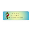 Search for songbirds return address labels Cardinal