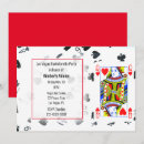 Search for casino hen party invitations Queen of hearts