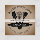 Search for home bakery business cards Rustic