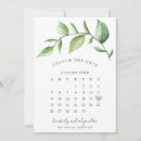 Search for botanical calendar save the dates Simple