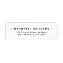 Search for corporate return address labels Modern