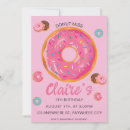 Search for doughnut miss this party invitations Pink