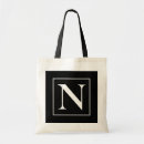Search for monogrammed tote bags Modern minimalist