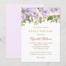 Search for lilac sweet 16 invitations 16th