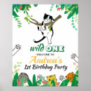 Search for wild one birthday posters Greenery