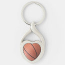 Search for love basketball key rings Team