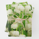 Search for lily of the valley wrapping paper Easter