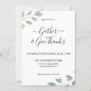 Search for gathering seasonal invitations Greenery