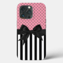 Search for dots and stripes iphone cases White