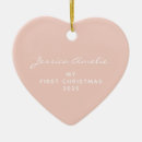 Search for blush christmas tree decorations Simple