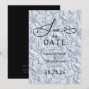 Search for blue floral save the dates Script calligraphy