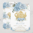 Search for baby blue bridal shower invitations Vintage