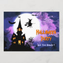 Search for haunted castle invitations Scary