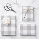 Search for neutral wrapping paper Gingham