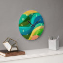Search for blue and yellow clocks Modern