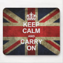 Search for keep calm carry on mouse mats Humour