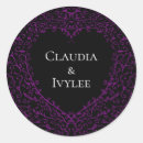 Search for purple gothic stickers Black
