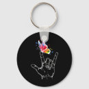Search for sign language key rings Hand