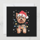 Search for yorkie christmas cards Green