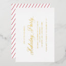 Search for white gold christmas invitations Minimalist