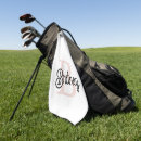 Search for monogrammed golf towels Pink