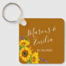 Search for sunflower wedding key rings Pretty