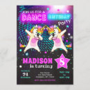 Search for dabbing unicorn invitations For kids