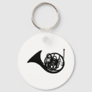 Search for french horn key rings Music