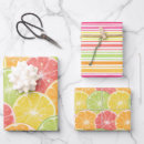 Search for orange slice wrapping paper Summer