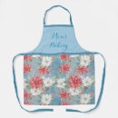 Search for red white and blue aprons Floral