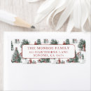 Search for whimsical tree return address labels Vintage