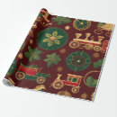 Search for christmas train wrapping paper Festive