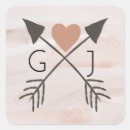 Search for arrow wedding stickers Pink