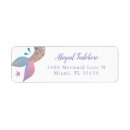 Search for rainbow glitter return address labels Purple