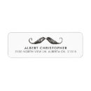 Search for mustache return address labels White