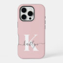 Search for blush iphone cases Script typography