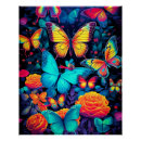 Search for psychedelic butterfly posters Colourful