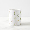 Search for wild flowers mugs White