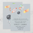 Search for space baby boy shower invitations Its a boy