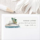 Search for seascape return address labels Simple minimal