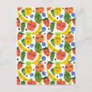 Search for fruit patterns postcards Fruits